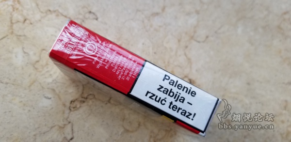欧盟波兰完税软包红色万宝路烟品鉴：吃味风格偏向自然、细腻，层次感丰富