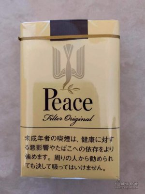 日免软黄和平Peace香烟图片