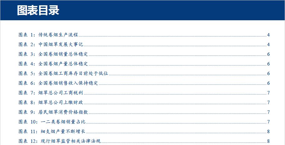 解析烟草行业，看烟标行业发展之锚