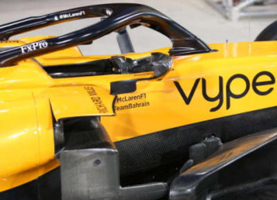 站在风口的电子烟首次亮相F1车队品牌涂装