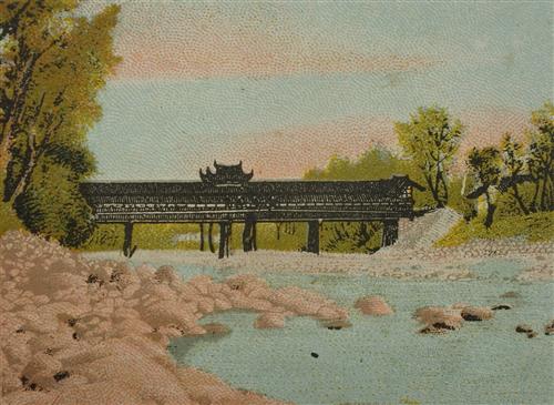 烟画上美丽的中国古桥