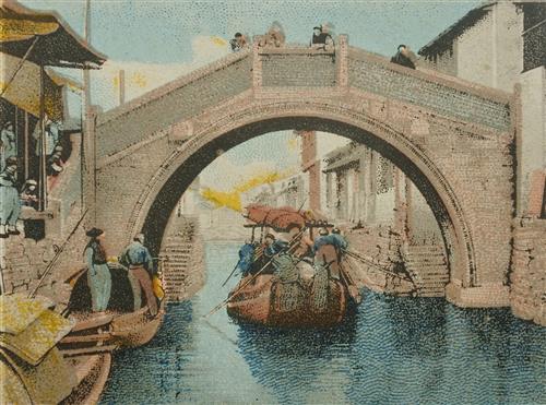 烟画上美丽的中国古桥